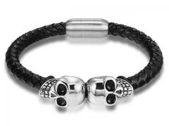 HY Wholesale Leather Bracelets Jewelry Popular Leather Bracelets-HY0130B104