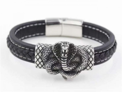 HY Wholesale Leather Bracelets Jewelry Popular Leather Bracelets-HY0129B179