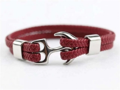 HY Wholesale Leather Bracelets Jewelry Popular Leather Bracelets-HY0129B120
