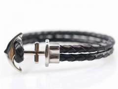 HY Wholesale Leather Bracelets Jewelry Popular Leather Bracelets-HY0129B176