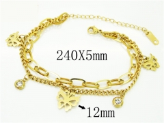 HY Wholesale Bracelets 316L Stainless Steel Jewelry Bracelets-HY26B0123NW