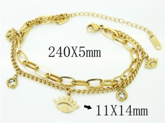 HY Wholesale Bracelets 316L Stainless Steel Jewelry Bracelets-HY26B0091NV