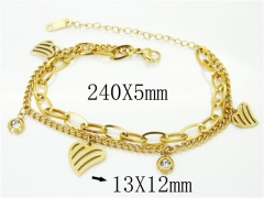 HY Wholesale Bracelets 316L Stainless Steel Jewelry Bracelets-HY26B0114NV