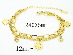 HY Wholesale Bracelets 316L Stainless Steel Jewelry Bracelets-HY26B0093NC