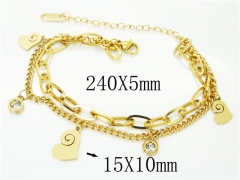 HY Wholesale Bracelets 316L Stainless Steel Jewelry Bracelets-HY26B0115NC