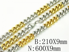 HY Wholesale Stainless Steel 316L Necklaces Bracelets Sets-HY61S0600HJL