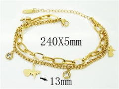 HY Wholesale Bracelets 316L Stainless Steel Jewelry Bracelets-HY26B0098ND
