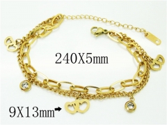 HY Wholesale Bracelets 316L Stainless Steel Jewelry Bracelets-HY26B0088NQ