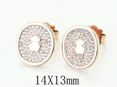 HY Wholesale Earrings 316L Stainless Steel Earrings-HY90E0379HMD