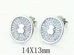 HY Wholesale Earrings 316L Stainless Steel Earrings-HY90E0377HLX