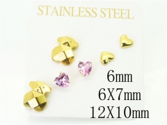 HY Wholesale Earrings 316L Stainless Steel Earrings-HY21E0141HJW