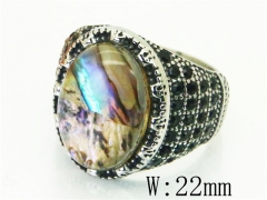 HY Wholesale Popular Rings Jewelry Stainless Steel 316L Rings-HY17R0584HIB
