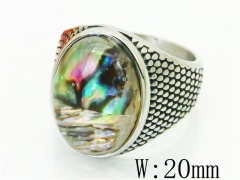 HY Wholesale Popular Rings Jewelry Stainless Steel 316L Rings-HY17R0618HIG