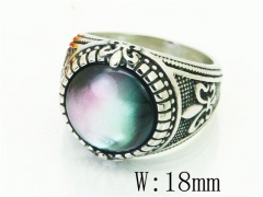 HY Wholesale Popular Rings Jewelry Stainless Steel 316L Rings-HY17R0669HID