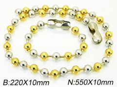 HY Wholesale Stainless Steel 316L Necklaces Bracelets Sets-HY01S0201IHU