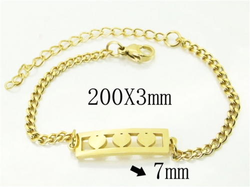 HY Wholesale Bracelets 316L Stainless Steel Jewelry Bracelets-HY49B0020KV