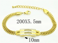 HY Wholesale Bracelets 316L Stainless Steel Jewelry Bracelets-HY32B0725HZL