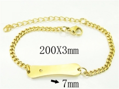 HY Wholesale Bracelets 316L Stainless Steel Jewelry Bracelets-HY49B0030KY