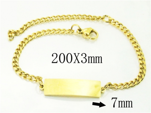 HY Wholesale Bracelets 316L Stainless Steel Jewelry Bracelets-HY49B0024KE