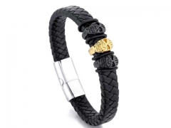 HY Wholesale Leather Bracelets Jewelry Popular Leather Bracelets-HY0143B0174