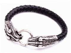 HY Wholesale Leather Bracelets Jewelry Popular Leather Bracelets-HY0143B0222