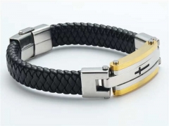 HY Wholesale Leather Bracelets Jewelry Popular Leather Bracelets-HY0143B0133