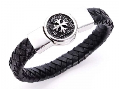 HY Wholesale Leather Bracelets Jewelry Popular Leather Bracelets-HY0143B0213