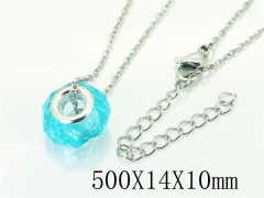 HY Wholesale Necklaces Stainless Steel 316L Jewelry Necklaces-HY91N0101ILG