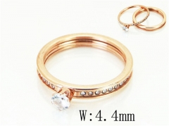 HY Wholesale Popular Rings Jewelry Stainless Steel 316L Rings-HY19R1250HWW