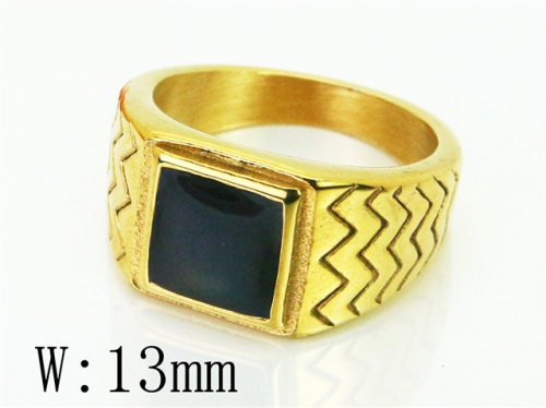 HY Wholesale Popular Rings Jewelry Stainless Steel 316L Rings-HY72R0009PV