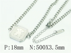 HY Wholesale Necklaces Stainless Steel 316L Jewelry Necklaces-HY80N0660MLW
