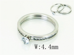 HY Wholesale Popular Rings Jewelry Stainless Steel 316L Rings-HY19R1248PR