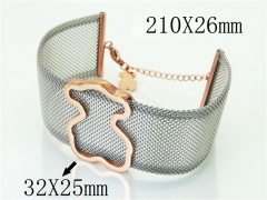 HY Wholesale Bangles Jewelry Stainless Steel 316L Fashion Bangle-HY90B0509HPQ
