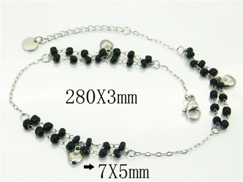 HY Wholesale Anklet Stainless Steel 316L Fashion Jewelry-HY54B0501MLB