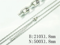 HY Wholesale Jewelry 316L Stainless Steel Earrings Necklace Jewelry Set-HY70S0513ILW