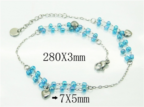 HY Wholesale Anklet Stainless Steel 316L Fashion Jewelry-HY54B0503ML