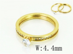 HY Wholesale Popular Rings Jewelry Stainless Steel 316L Rings-HY19R1249HDD