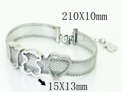 HY Wholesale Bangles Jewelry Stainless Steel 316L Fashion Bangle-HY90B0512HMW