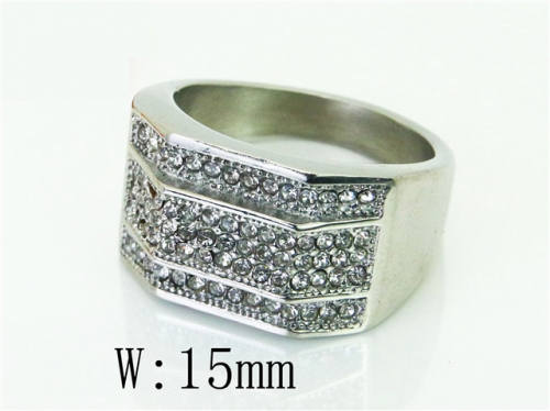 HY Wholesale Popular Rings Jewelry Stainless Steel 316L Rings-HY72R0005HHE