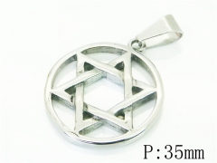 HY Wholesale Pendant Jewelry 316L Stainless Steel Jewelry Pendant-HY31P0120OE