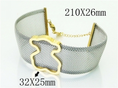 HY Wholesale Bangles Jewelry Stainless Steel 316L Fashion Bangle-HY90B0508HOW