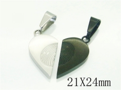 HY Wholesale Pendant Jewelry 316L Stainless Steel Jewelry Pendant-HY59P1127MLE