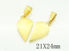 HY Wholesale Pendant Jewelry 316L Stainless Steel Jewelry Pendant-HY59P1121MLW