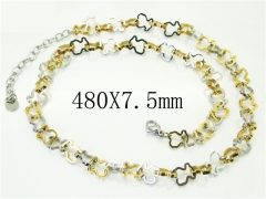 HY Wholesale Necklaces Stainless Steel 316L Jewelry Necklaces-HY90N0288JMA