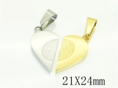 HY Wholesale Pendant Jewelry 316L Stainless Steel Jewelry Pendant-HY59P1126MLC