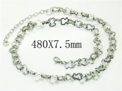 HY Wholesale Necklaces Stainless Steel 316L Jewelry Necklaces-HY90N0285JWW