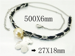 HY Wholesale Necklaces Stainless Steel 316L Jewelry Necklaces-HY64N0150HIQ