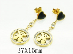 HY Wholesale Earrings 316L Stainless Steel Popular Jewelry Earrings-HY80E0770NL