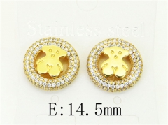 HY Wholesale Earrings 316L Stainless Steel Popular Jewelry Earrings-HY90E0386IIE