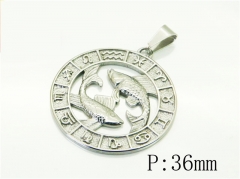 HY Wholesale Pendant Jewelry 316L Stainless Steel Jewelry Pendant-HY22P1126OE